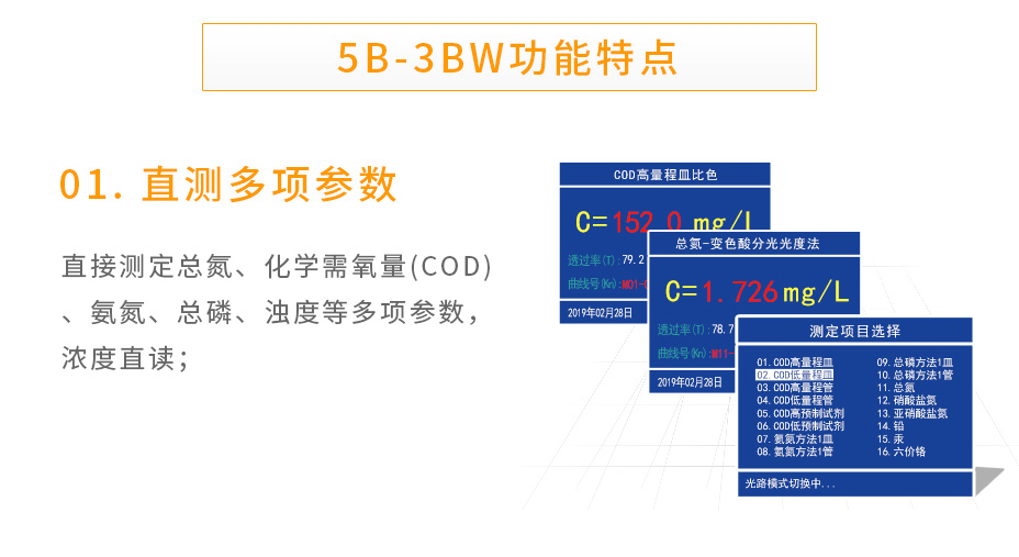 5B-3BW多參數(shù)水質(zhì)測定儀