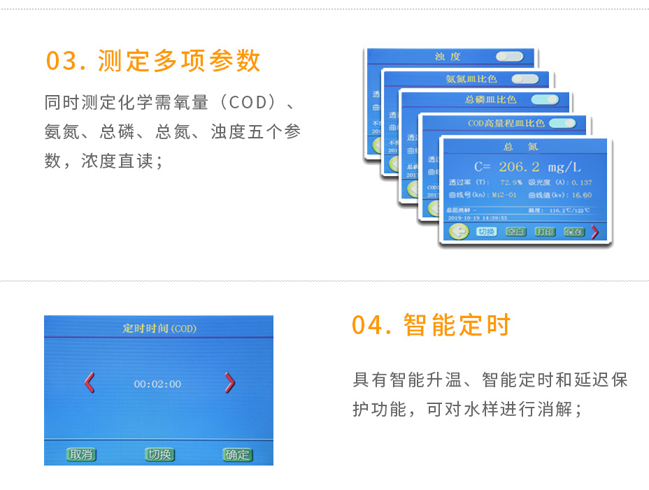 5B-6C(V11)多參數水質測定儀COD氨氮總磷總氮檢測儀